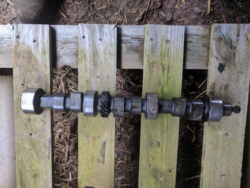 Cam shaft removed from - shaft,