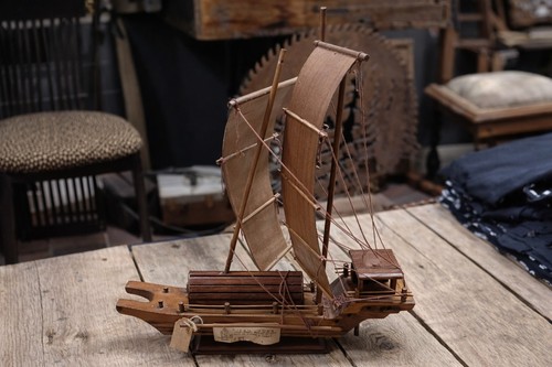 Wooden river junk model - junk,