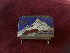 Rally Des Alpes  Enamel Lapel