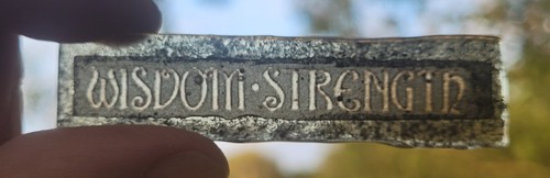 Stained glass wisdom strength - wisdom,