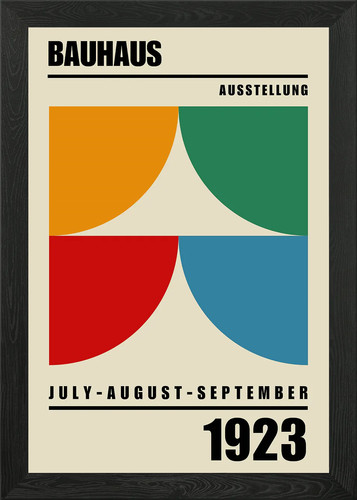 Bauhaus exhibition poster - exhibition,