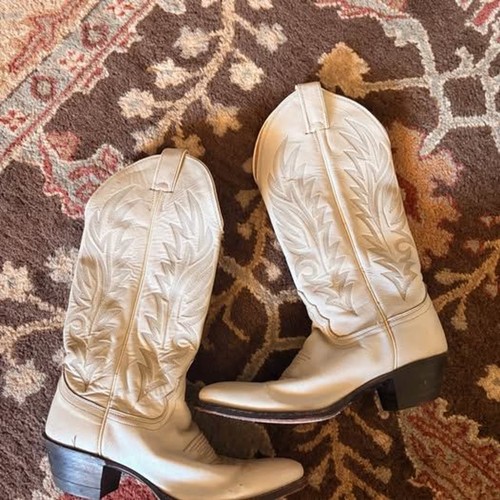 Vintage justin womens bone - justin,
