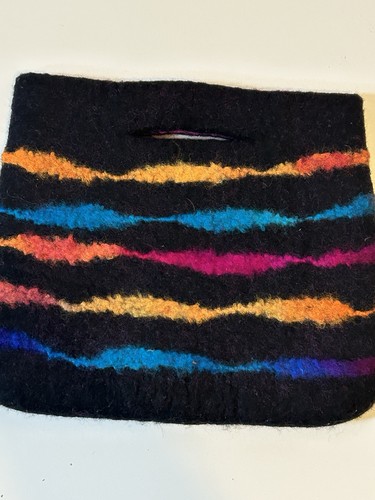 Felted house handmade - house,