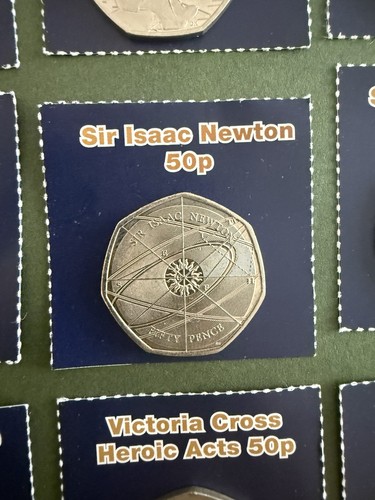 2017 sir isaac newton 50p - sir,