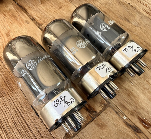 Matched trio 6550a - 6550a's, /