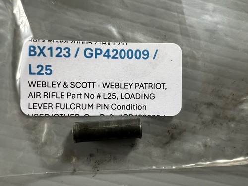 Spare part for webley - webley, scott