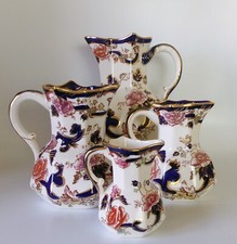 SET OF FOUR MASONS MANDALAY GRADUATED JUGS - GREAT CONDITION