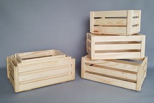 Plain Wood Crate Storage