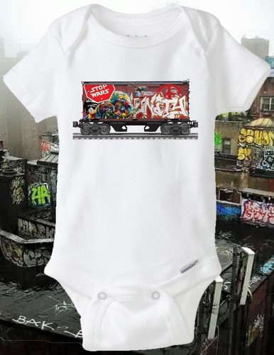 Onesie anti war graffiti - war,