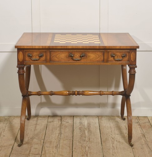 Regency style rosewood - rosewood, inlaid