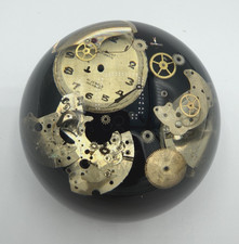 Vintage Clear Resin Suspended