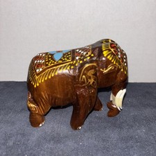 Wooden Elephant Ornament