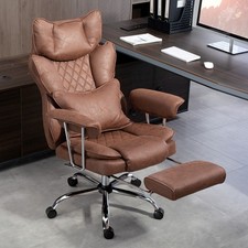 Home Office Chair, Leathaire Desk Chair with Lumbar Support Pillow