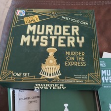Host A Whodunnit Murder Mystery On The Express Family Dinner Party Board Game