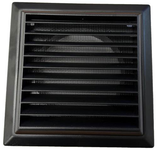 100mm fixed louvred wall - 100mm,