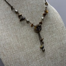 Antique brass floral tigers