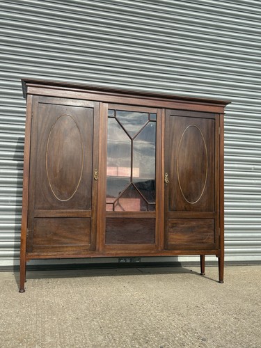Edwardian mahogany china - mahogany,