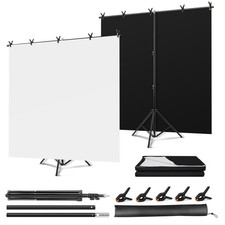 Black White Backdrop Screen