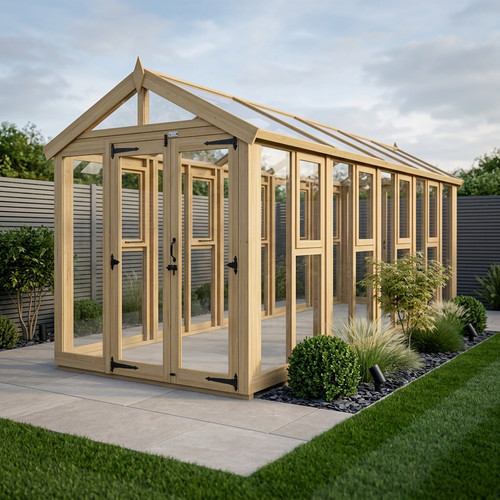 Apex glass greenhouse all - glass,