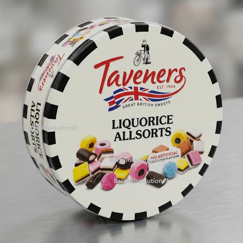 Taveners tin liquorice all - taveners,