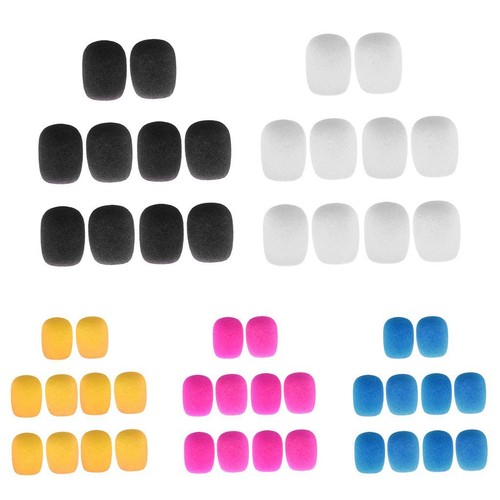 Pack 10pcs mini foam mic - pack/10pcs,