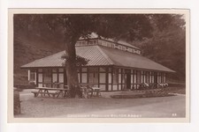 Bolton Abbey - Cavendish Pavilion - old Yorkshire real photo postcard