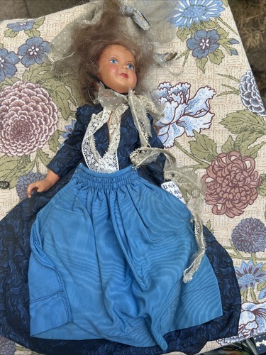Old collector doll - old,