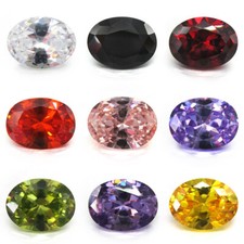 Cubic zirconia oval loose - cubic,