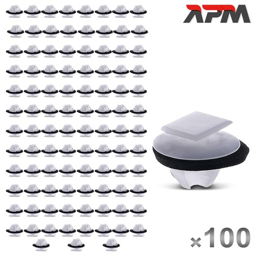 100x fasteners clips exterior - 100x,