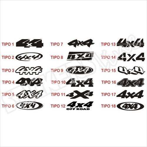 Stickers 4x4 car off road - ,