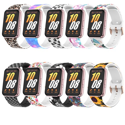Flower silicone watch band - silicone,