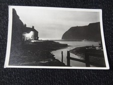 Staithes Harbour by Moonlight Postcard - 110576