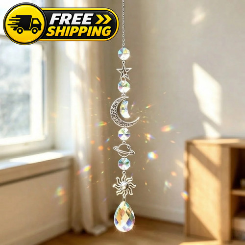 Garden hanging suncatcher star - hanging,