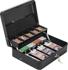 HAITRAL Metal Cash Box with