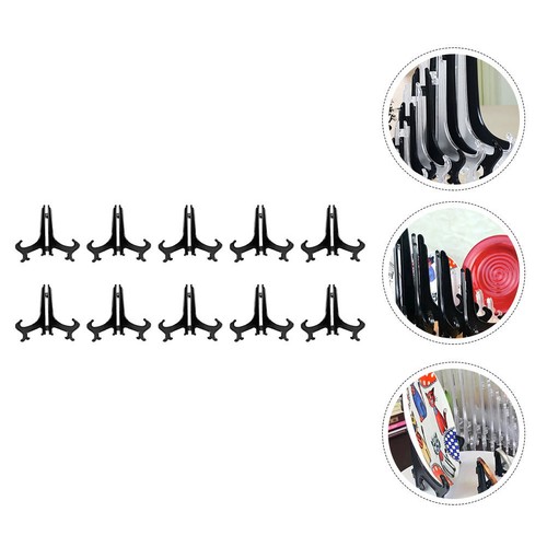 Black plastic plate - black,