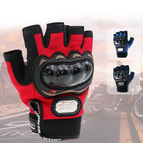 Motorcycle gloves fingerless - motorcycle,