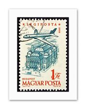 Postage Stamp Hungary Plane