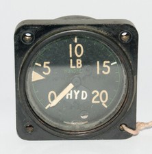 Westland Scout Pressure Gauge 14H 6A/1051033 6A/2689 RAF Vintage Helicopter