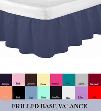LUXURY PLAIN DYED FRILLED POLY