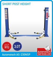 Narrow short post lift car - short,