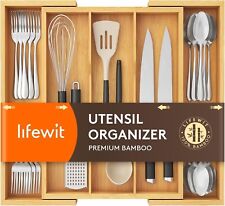 Lifewit Bamboo Drawer