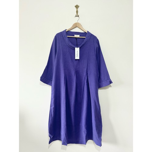 Sahara 100 linen midi dress - linen,