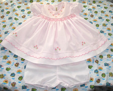 Smocked baby dress party - smocked,