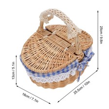 1-Woven Picnic Basket