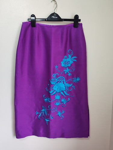 Monsoon purple silk - , taffeta