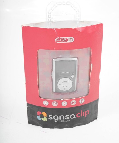 Sandisk sansa clip black 4gb - sansa,