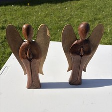 Wooden Angel Carvings Approx