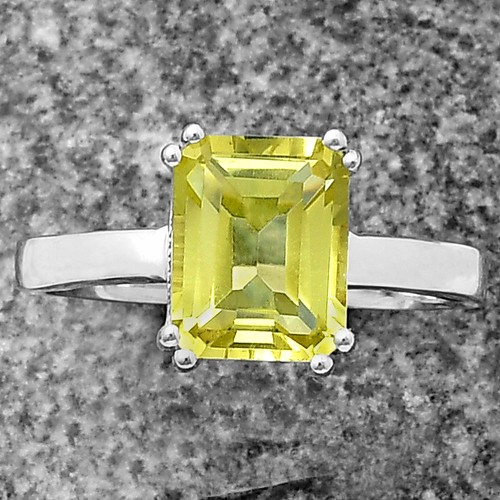 925 silver rectangle step cut - silver,