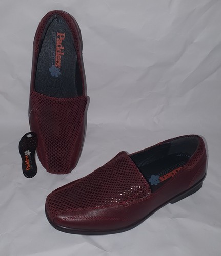 Padders ladies leather slip - padders, slip-on