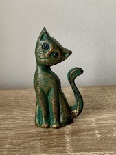 Vintage Cast Iron Cat Ornament